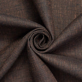 Imperial—Two-Tone Linen Brown—Black—100% Polyester—Sold by The Yard—54" Inches Wide—Available for Nationwide Shipping